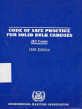 Code of Safe Practice for Solid Bulk Cargoes (BC Code) : 1998