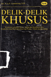 Delik-Delik Khusus