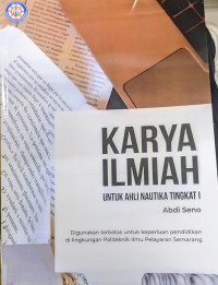 Karya Ilmiah Untuk Nautika Tingkat I