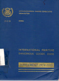 International Maritime Dangerous Goods Code Supplement 1974-1975