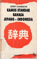 Kamus Standar : Jepang - Indonesia