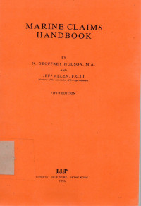 Marine Claims Handbook