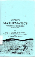 Munro's Mathematics for Deck Officers (S.I Units)