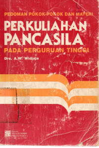 Perkuliahan Pancasila pada Perguruan Tinggi