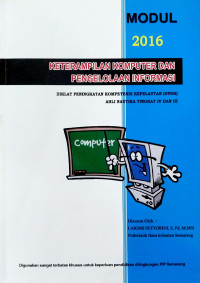 KETERAMPILAN KOMPUTER DAN PENGELOLAAN INFORMASI