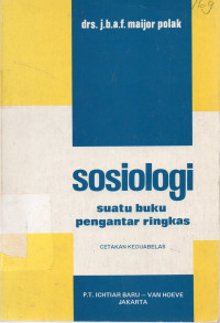 Sosiologi Suatu Buku Pengantar Ringkas