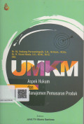 UMKM Aspek Hukum dan Manajemen Pemasaran Produk