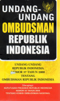 Undang-Undang Ombudsman Republik Indonesia