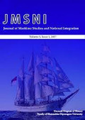 JMSNI :Journal of Maritime Studies and National Integration Vol. 5, Issues 2, 2021
