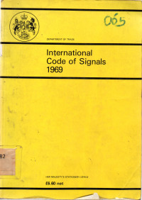 INTERNATIONAL CODE OF SIGNALS 1969