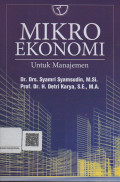 Mikro Ekonomi  ; Untuk Manajemen