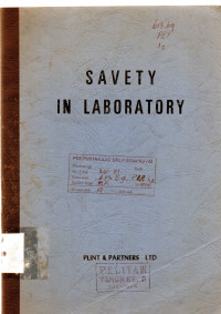 SAVETY IN LABORATORY