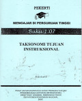 Taksonomi Tujuan Instruksional