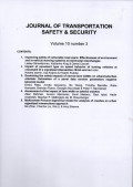 JOURNAL OF TRANSPORTATION SAFETY & SECURITY VOLUME 10 NUMBER 3
