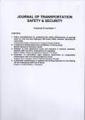 JOURNAL OF TRANSPORTATION SAFETY & SECURITY VOLUME 9 NUMBER 1