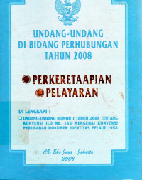 Undang-Undang di Bidang Perhubungan Tahun 2008