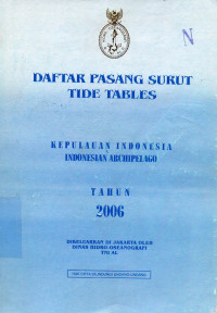 Image of Daftar Pasang Surut Tide Tables : Kepulauan Indonesia Indonesian Archipelago
