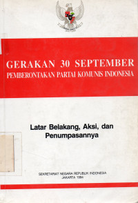 Gerakan 30 September Pemberontakan Partai Komunis Indonesia