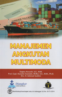 Image of Manajemen Angkutan Multimoda Volume 1