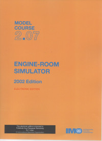 Model Course 2.07 : Engine-Room Simulator