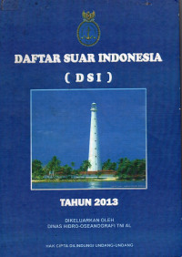 Image of DAFTAR SUAR INDONESIA (DSI)TAHUN 2013