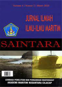 SAINTARA :Jurnal Ilmiah Ilmu-Ilmu Maritim Vol. 3, No. 2, Maret 2019