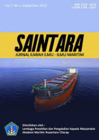SAINTARA :Jurnal Ilmiah Ilmu-Ilmu Maritim Vol. 7, No. 1, Maret 2023