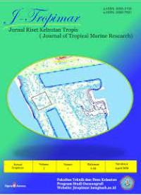 I-Tropimar :Jurnal Riset Kelautan Tropis (Journal of Tropical Marine Research) Vol. 2, No. 1, April 202, 1-58 halaman