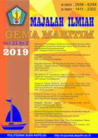 Majalah Ilmiah Gema Maritim Vol. 24, No. 2, 30 September 2022