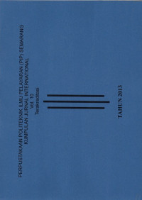 PERPUSTAKAAN POLITEKNIK ILMU PELAYARAN (PIP) KUMPULAN JURNAL INTERNATIONAL Vol.10